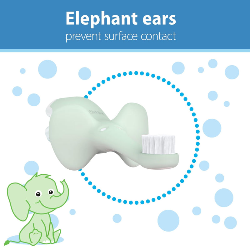 Dr Brown's - Infant - to - Toddler Toothbrush, Elephant, Mint, 1 - Pack Mother & Baby