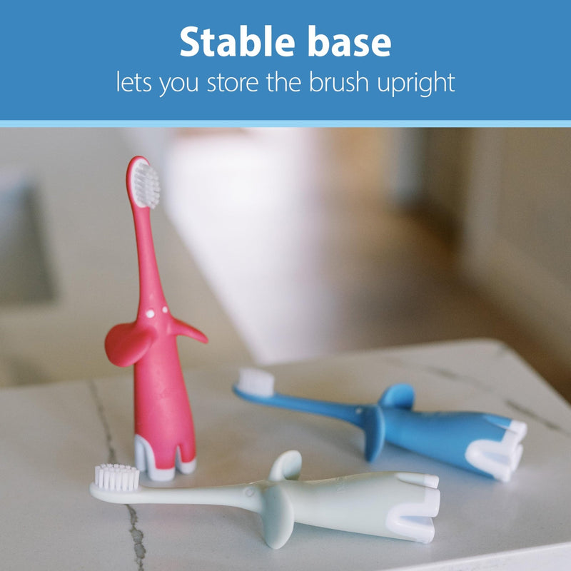 Dr Brown's - Infant - to - Toddler Toothbrush, Elephant, Mint, 1 - Pack Mother & Baby