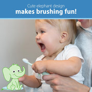 Dr Brown's - Infant - to - Toddler Toothbrush, Elephant, Mint, 1 - Pack Mother & Baby
