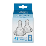 Dr Brown's - Level 2 Silicone Narrow Nipple, 2 - Pack Mother & Baby