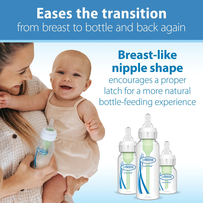 Dr Brown's - Level 2 Silicone Narrow Nipple, 2 - Pack Mother & Baby