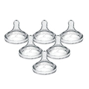 Dr Brown's - Level 2 Silicone Wide - Neck Nipple, 6 - Pack WEB Mother & Baby