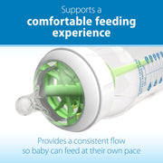 Dr Brown's - Level 2 Silicone Wide - Neck Nipple, 6 - Pack WEB Mother & Baby