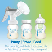 Dr Brown's - Manual Breast Pump with Silicone Shield Mother & Baby