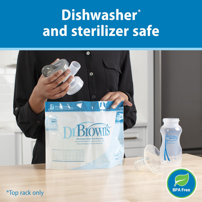 Dr Brown's - Manual Breast Pump with Silicone Shield Mother & Baby