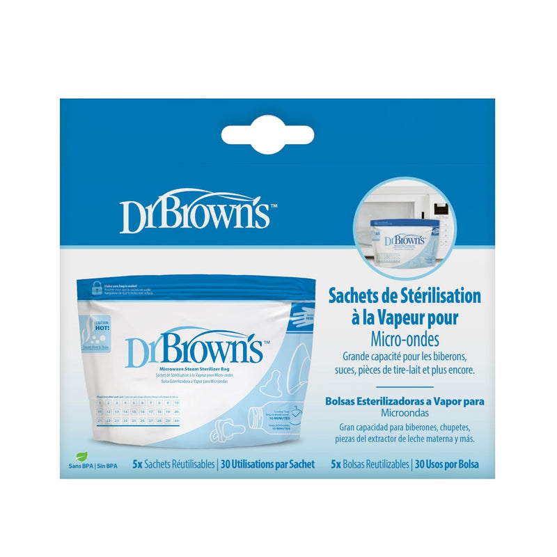Dr Brown's - Microwave Steam Sterilizer Bags Mother & Baby