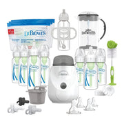 Dr Brown's - Narrow Anti - colic Options+ Baby Bottle All - In - One Gift Set Mother & Baby