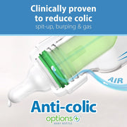 Dr Brown's - Narrow Anti - colic Options+ Baby Bottle Gift Set, Pink Mother & Baby