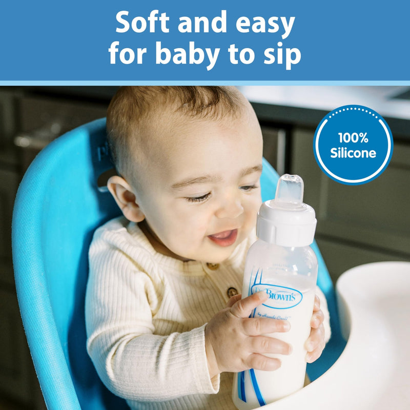Dr Brown's - Narrow Options+ Silicone Baby Bottle Sippy Spout, 2 - Pack Mother & Baby