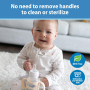 Dr Brown's - Narrow Silicone Handles, Gray Mother & Baby