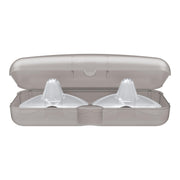 Dr Brown's - Nipple Shields 2 - Pack with Sterilizer Case Mother & Baby Size 1