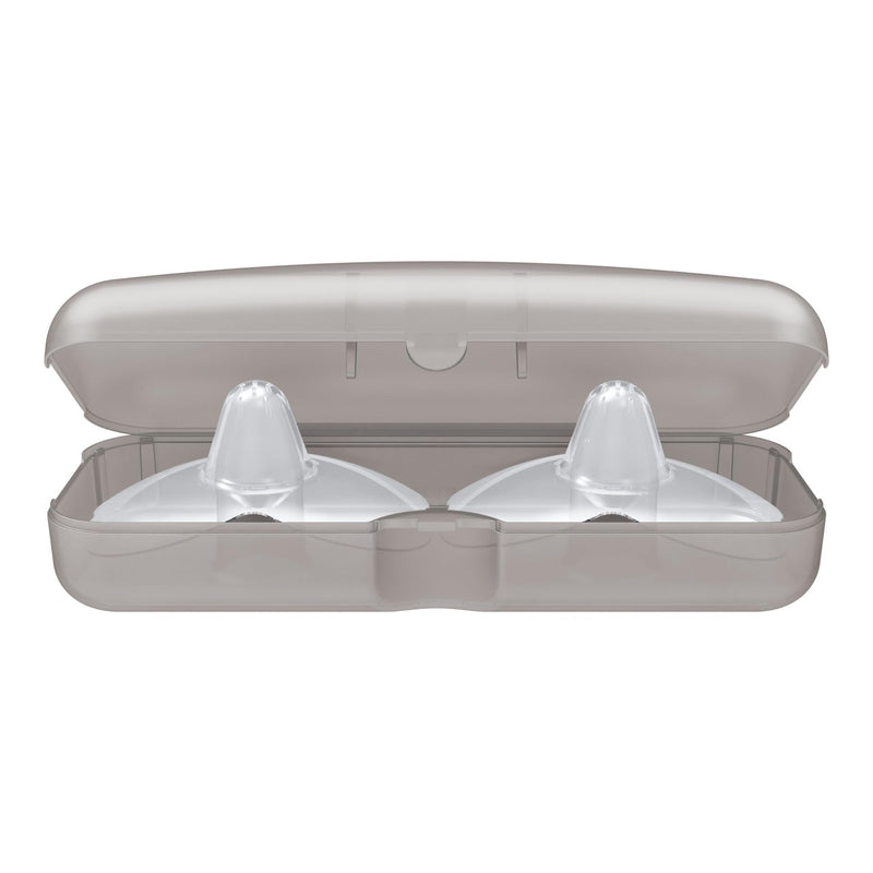 Dr Brown's - Nipple Shields 2 - Pack with Sterilizer Case Mother & Baby Size 1