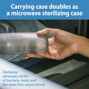 Dr Brown's - Nipple Shields 2 - Pack with Sterilizer Case Mother & Baby Size 1