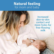 Dr Brown's - Nipple Shields 2 - Pack with Sterilizer Case Mother & Baby Size 1