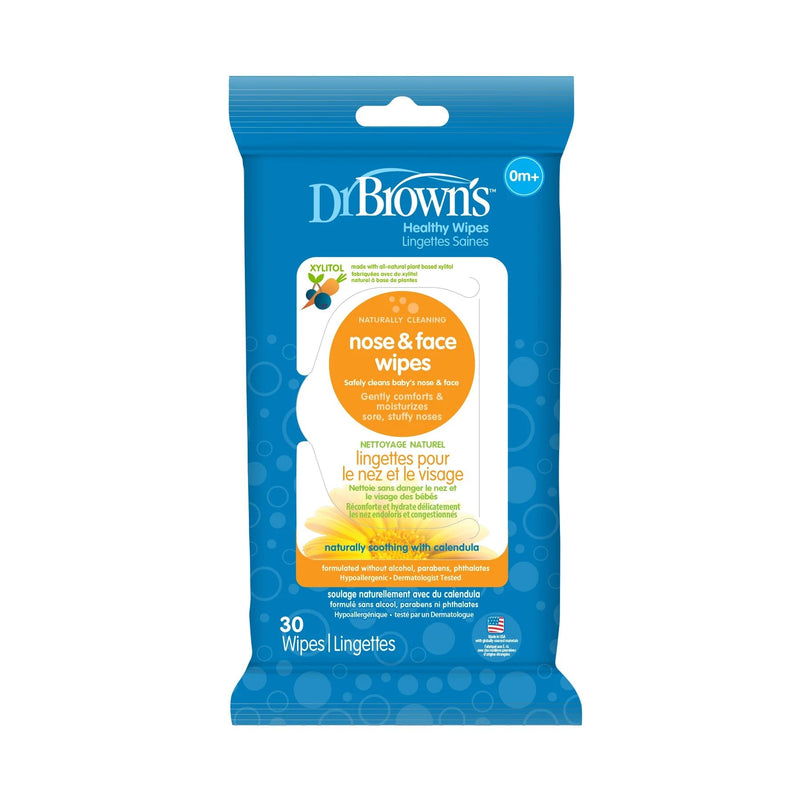 Dr Brown's - Nose and Face Wipes, 30 - Count Mother & Baby