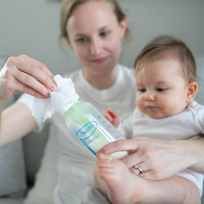 Dr Brown's - Pacifier and Bottle Wipes 40 - Count Mother & Baby