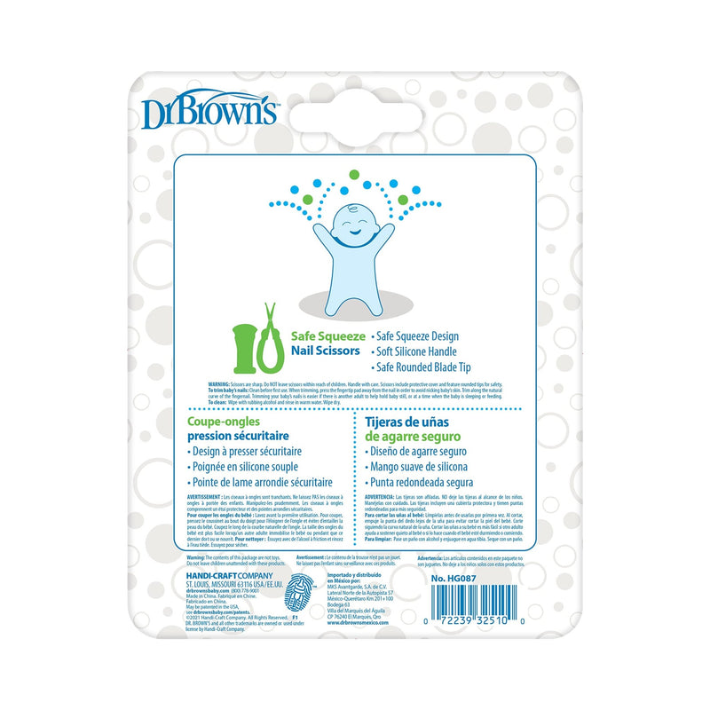 Dr Brown's - Safe Squeeze Nail Scissors Mother & Baby