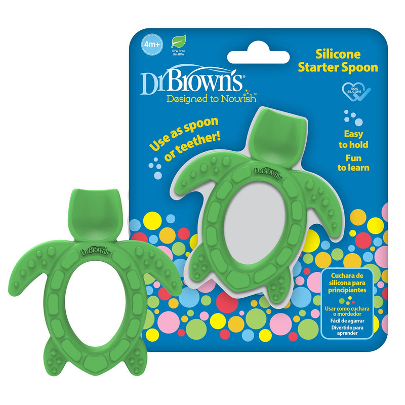 Dr Brown's - Silicone Starter Spoon 1 - Pack Mother & Baby