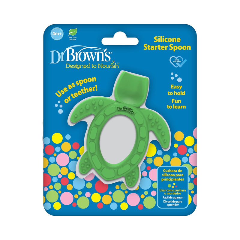 Dr Brown's - Silicone Starter Spoon 1 - Pack Mother & Baby
