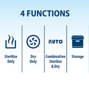 Dr Brown's - Sterilizer and Dryer w/ Air Filter (plus extra Filter), Gray Mother & Baby