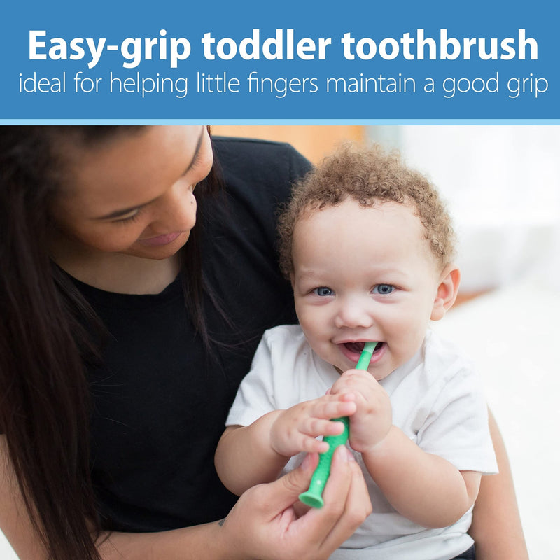 Dr Brown's - Toddler Toothbrush, Crocodile, Green, 1 - Pack Mother & Baby