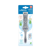 Dr Brown's - Toddler Toothbrush, Otter, Gray, 1 - Pack Mother & Baby