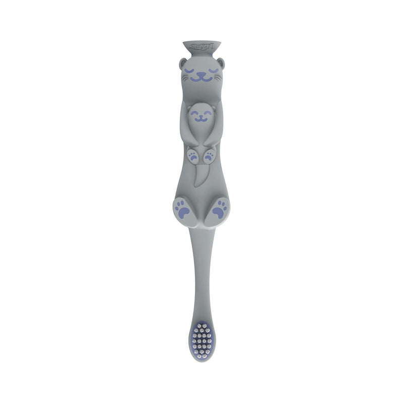 Dr Brown's - Toddler Toothbrush, Otter, Gray, 1 - Pack Mother & Baby