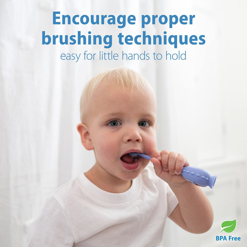Dr Brown's - Toddler Toothbrush, ToothScrubber, Purple, 1 - Pack Mother & Baby