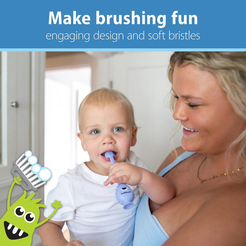 Dr Brown's - Toddler Toothbrush, ToothScrubber, Purple, 1 - Pack Mother & Baby