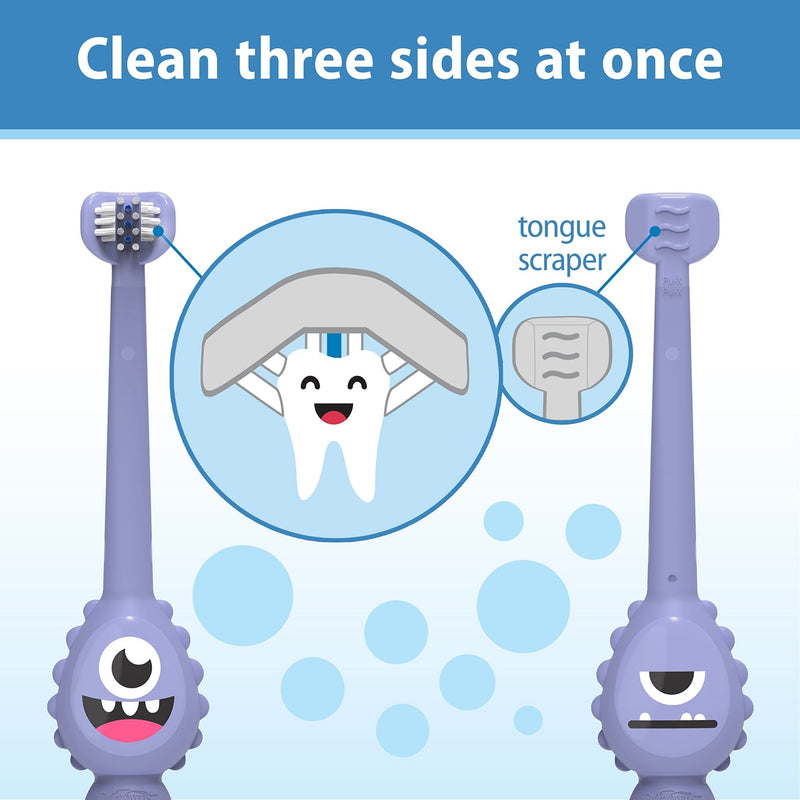 Dr Brown's - Toddler Toothbrush, ToothScrubber, Purple, 1 - Pack Mother & Baby