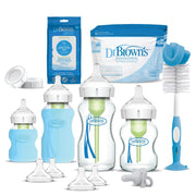 Dr Brown's - Wide - Neck Anti - colic Options+ Glass Baby Bottle Starter Set Mother & Baby