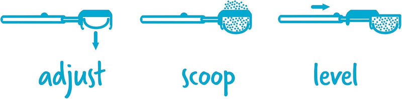 Dreamfarm - Levoop - Adjustable Level Measuring Scoop Home & Kitchen