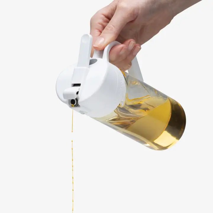 DREAMFARM - Oileroo Oil Sprayer Lite Plastic Bottle, White Lid Home & Kitchen