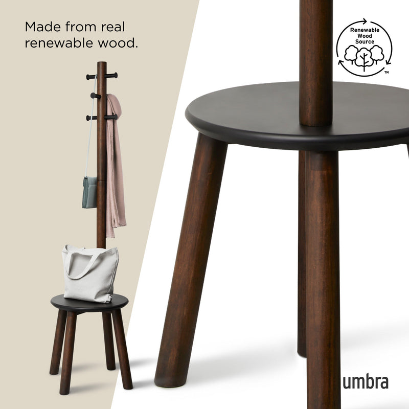 Pillar Stool and Coat Rack - image 5