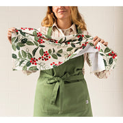 Now Designs - Merry Berry Christmas Terry Dishtowel - lifestyle