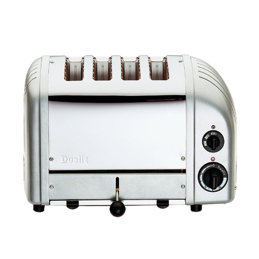 Dualit - 4 Slot Metallic Silver Toaster Home & Kitchen