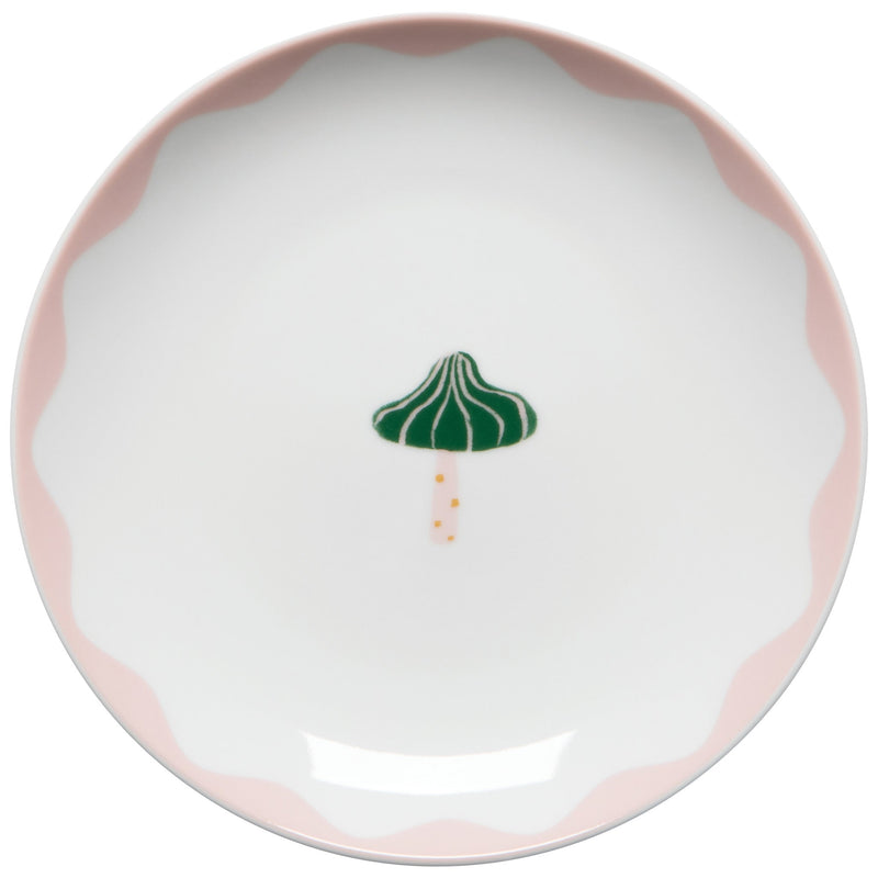 Danica Jubilee - Mushroom Gems - Appetizer Plates (Set of 4) - plate detail