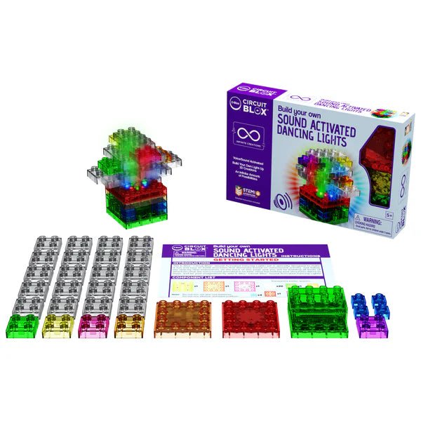 E - Blox - Build Your Own - Sound Activated Dancing Lights Games & Toys