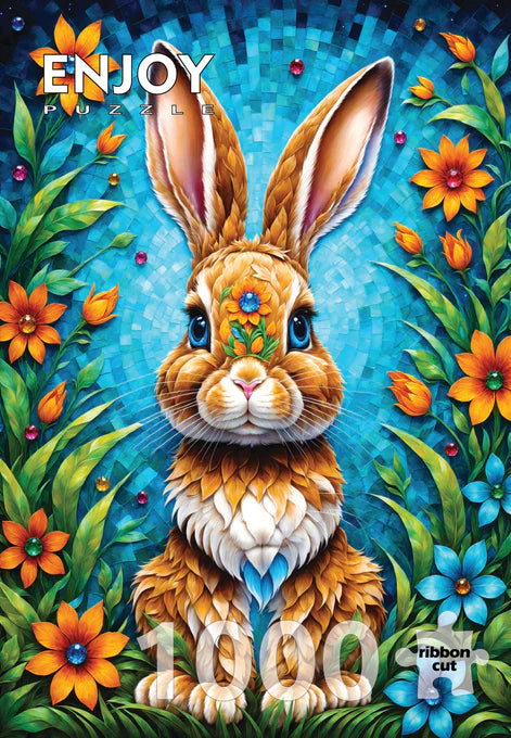 ENJOY - 1000 Piece Puzzle - Garden Bunny