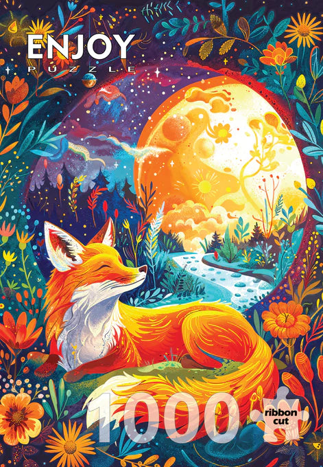 ENJOY - 1000 Piece Puzzle - Moon Fox