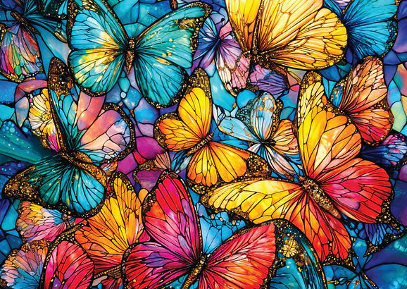 ENJOY - 1000 Piece Puzzle - Butterfly Extravaganza