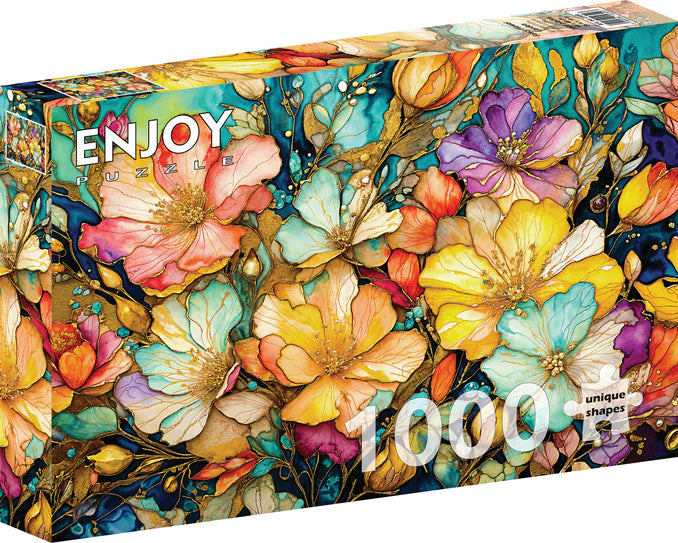 ENJOY - 1000 Piece Puzzle - Fancy Flower Garden