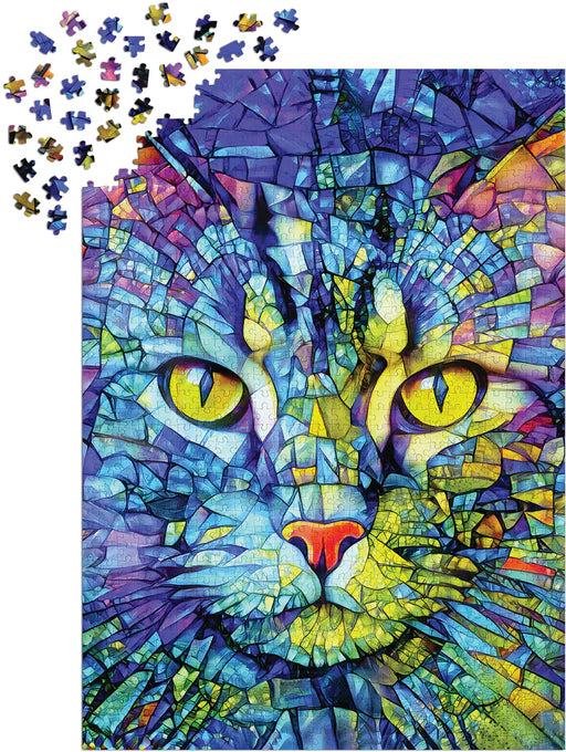 ENJOY - 1000 Piece Puzzle - Fiona the Stained Glass Cat