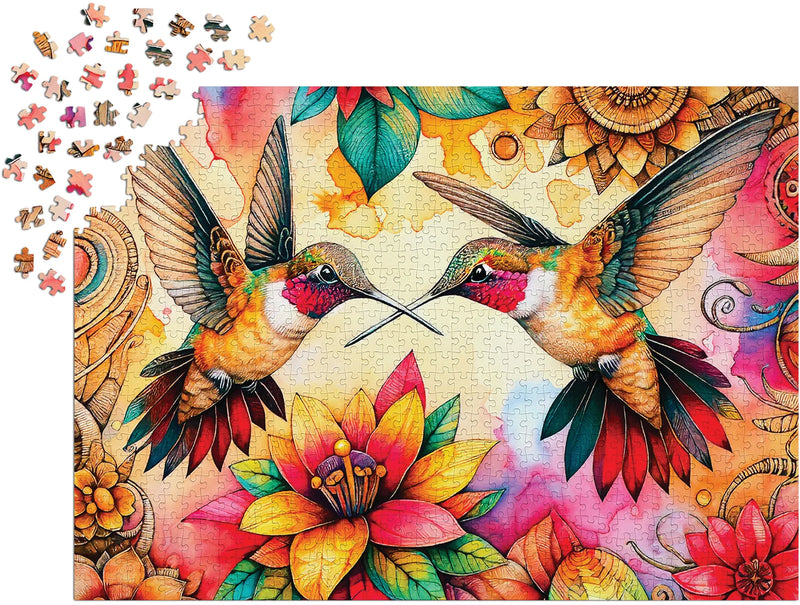 ENJOY - 1000 Piece Puzzle - Hummingbird Haven