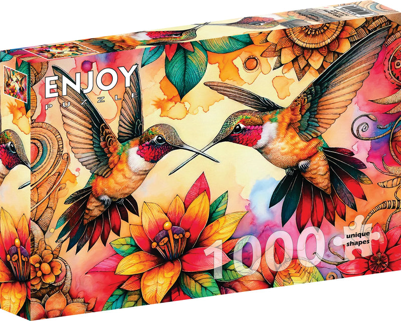 ENJOY - 1000 Piece Puzzle - Hummingbird Haven