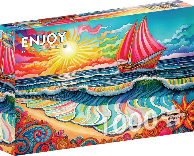 ENJOY - 1000 Piece Puzzle - Sailing at Sunrise