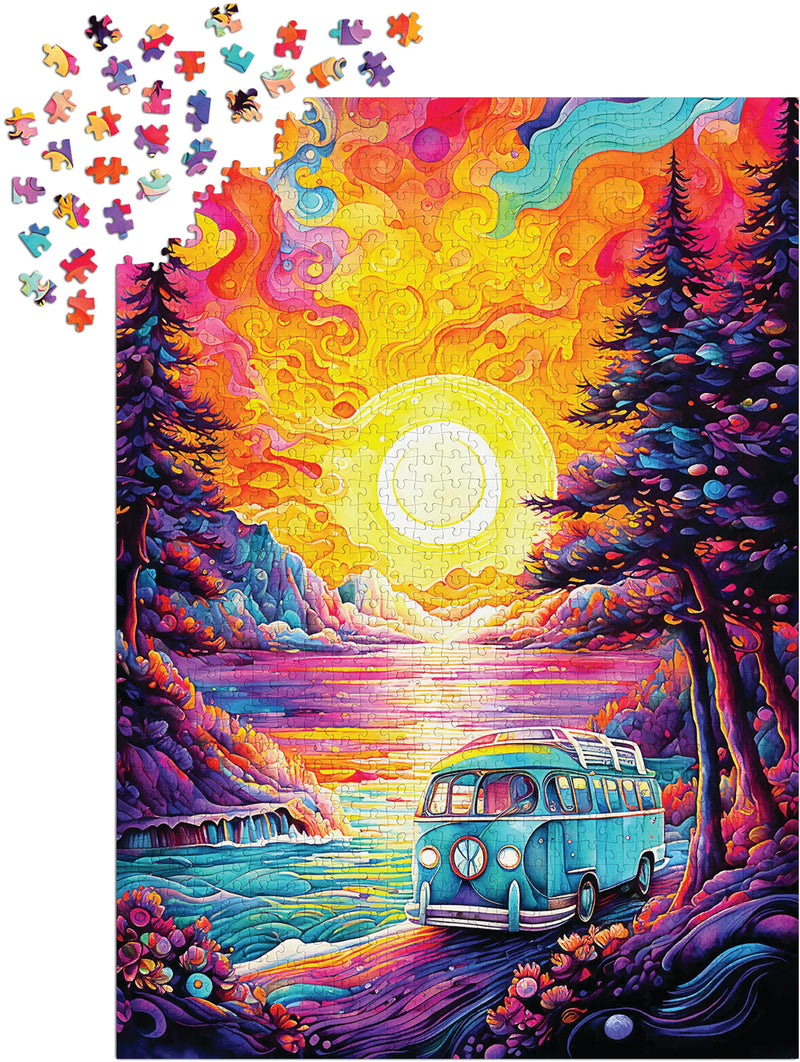 ENJOY - 1000 Piece Puzzle - Van Life at the Beach