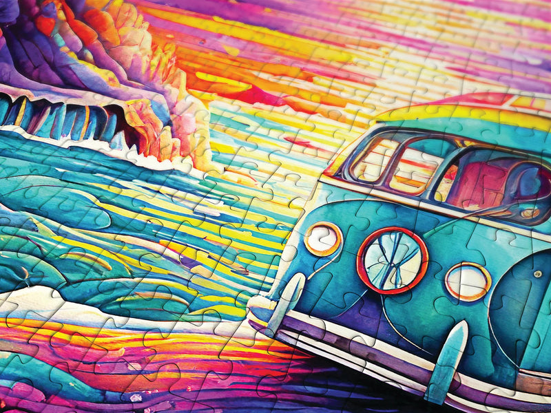 ENJOY - 1000 Piece Puzzle - Van Life at the Beach