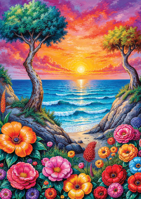 ENJOY - 1000 Piece Puzzle - Blooming Coast