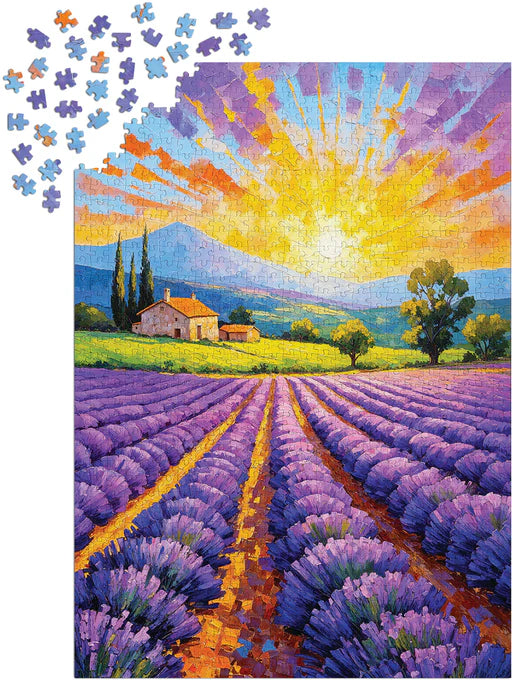 ENJOY - 1000 Piece Puzzle - Lavender Sunset